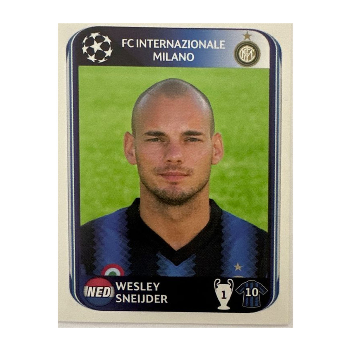 Panini UEFA Champions League 2010/11 - Nr. 18 - Wesley Sneijder